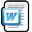 Document Microsoft Word Icon 32x32 png
